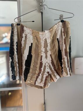 Guess sequin shorts in size 8